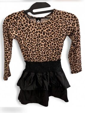 PIXIELANE - Girls’ Leopard Print Dress